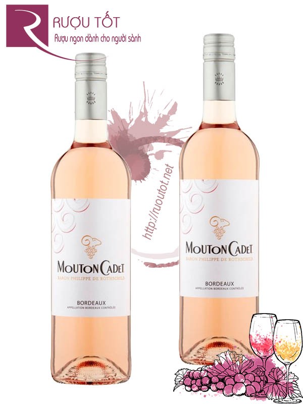 Rượu Vang Mouton Cadet Rose Bordeaux