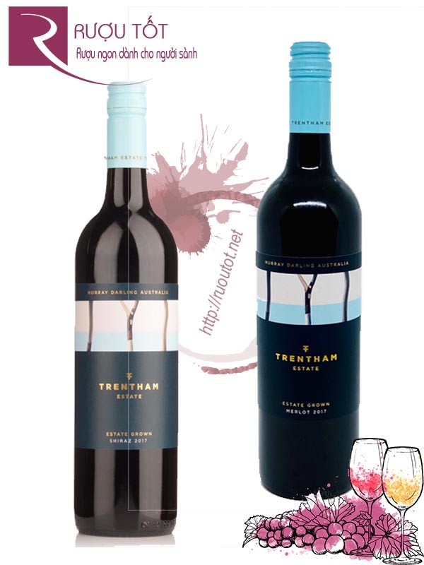 Rượu vang Trentham Estate Grown Shiraz - Merlot Cao cấp