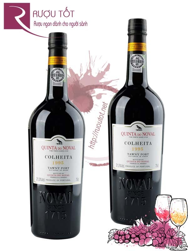 Rượu vang Quinta Do Noval Colheita 1995 Tawny Port Hảo hạng