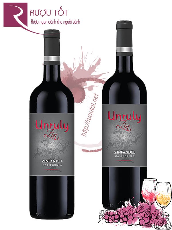 Rượu Vang Unruly Zinfandel California Thượng hạng