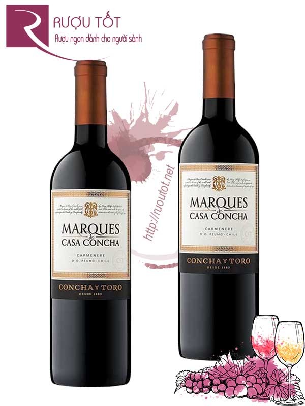 Vang Chile Marques de Casa Concha Carmenere Concha Y Toro Cao cấp