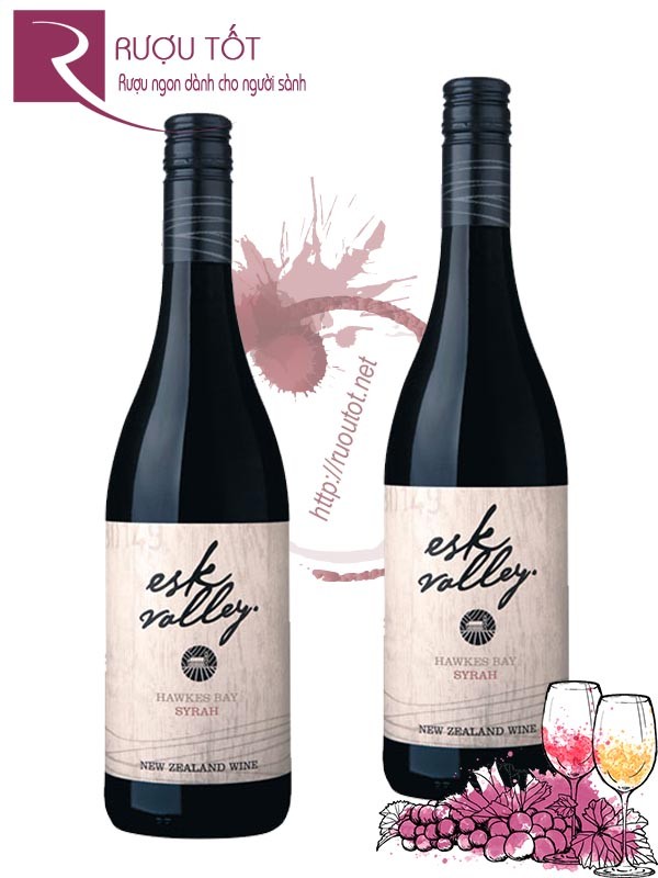 Rượu Vang Esk Valley Syrah Thượng hạng