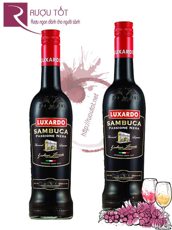 Vang Ý Luxardo Sambuca Passione Nera