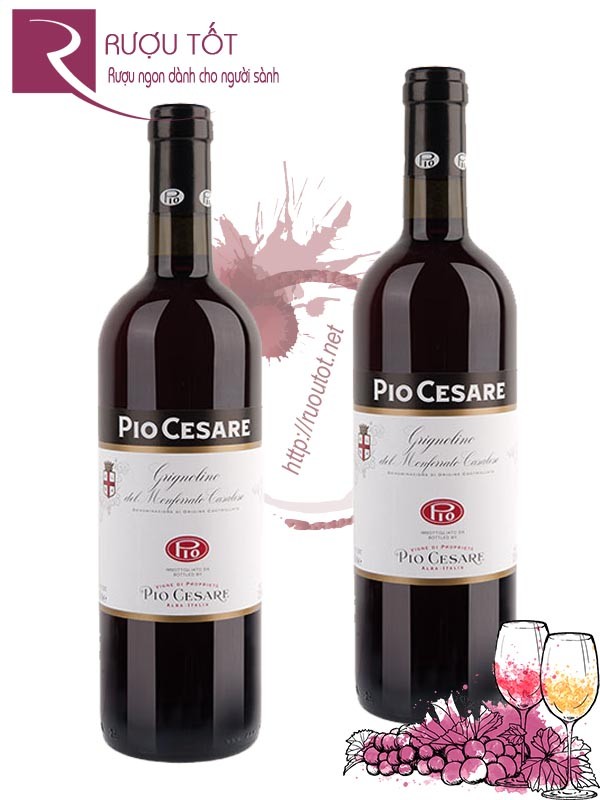 Vang Ý Pio Cesare Grignolino del Monferrato Casalese