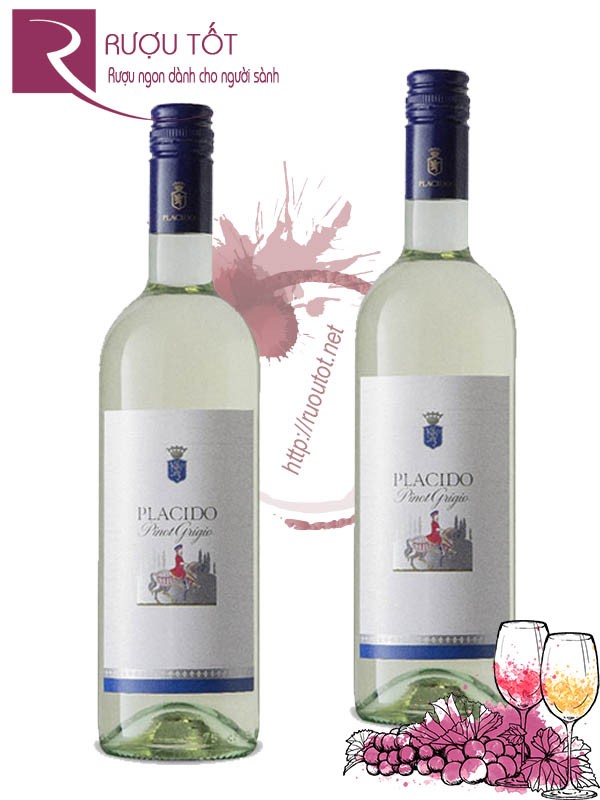 Vang Ý Placido Pinot Grigio Banfi Thượng hạng