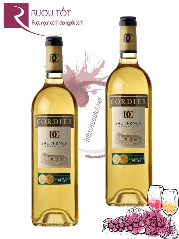 Vang Pháp Collection Privee Cordier Sauternes Thượng hạng