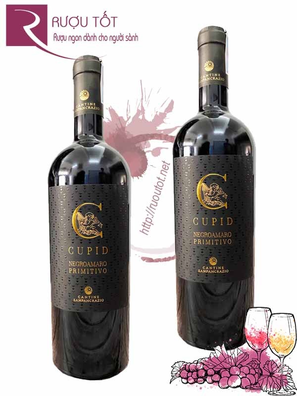 Vang Ý Cupid Negroamaro Primitivo Salento Cao cấp