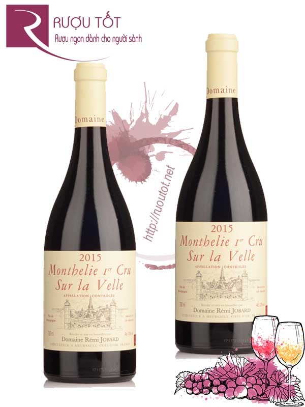 Vang Pháp Monthelie 1er Cru Sur La Velle Remi Jobard Thượng hạng