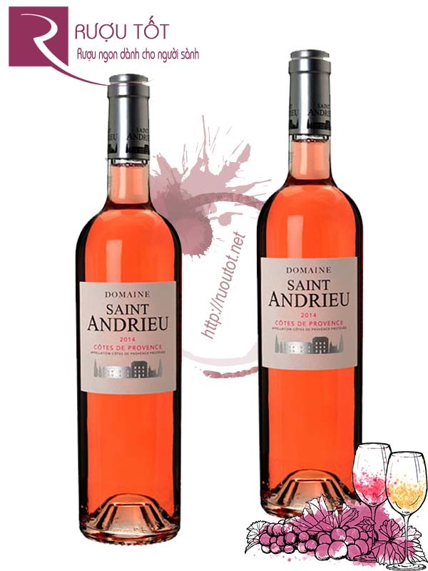 Vang Pháp Saint Andrieu Domaine Rose Cao cấp