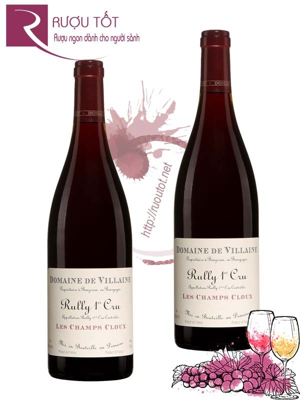 Vang Pháp Domaine de Villaine Rully 1st Cru Les Champs Cloux Hảo hạng