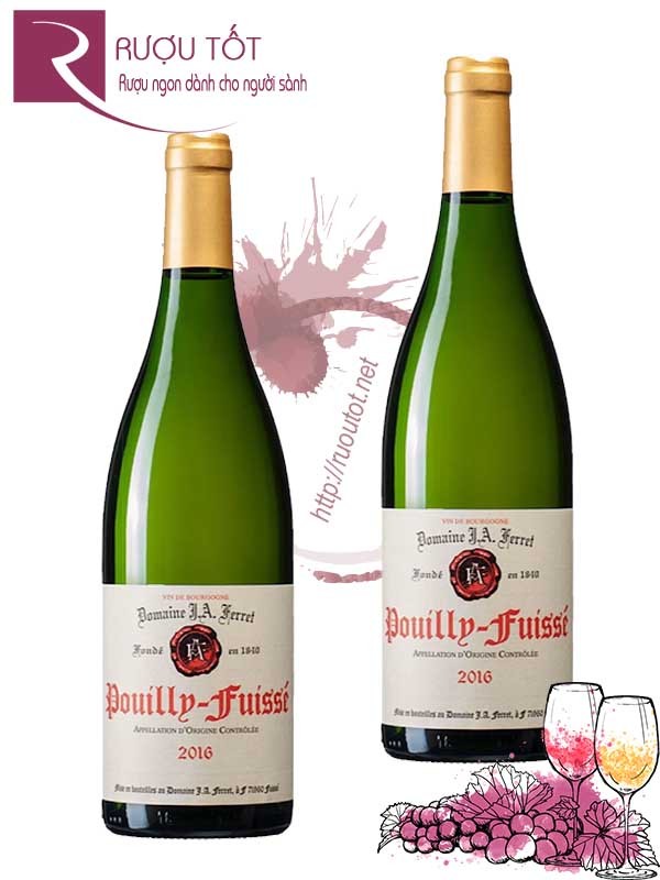 Vang Pháp Pouilly Fuisse Domaine JA Ferret Thượng hạng