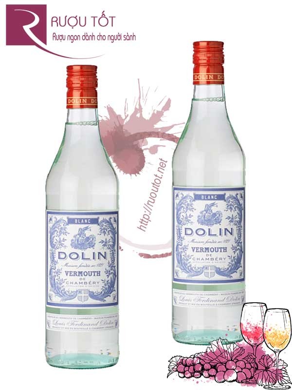 Vang Pháp Dolin Vermouth de Chambery trắng Thượng hạng