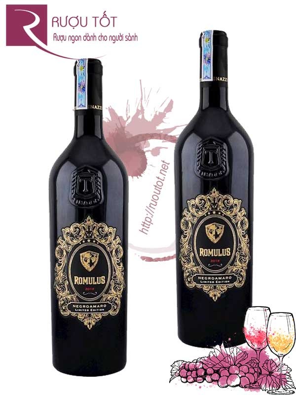 Vang Ý Romulus Limited Edition Feudo Croce Negroamaro Salento IGP