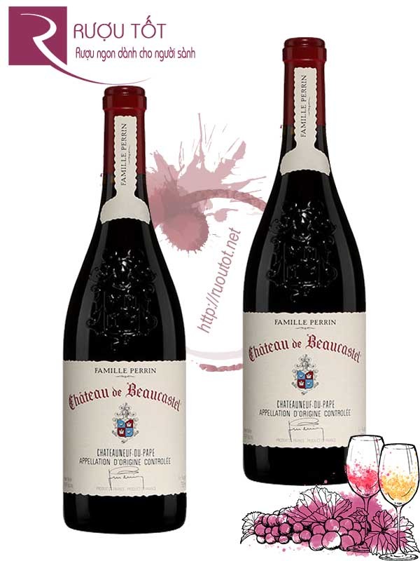 Vang Pháp Chateau De Beaucastel Chateauneuf Du Pape 96 điểm