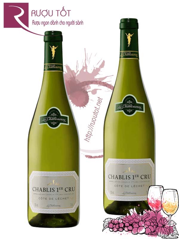 Vang Pháp Chablis Premier Cru Cote de Lechet Cao Cấp