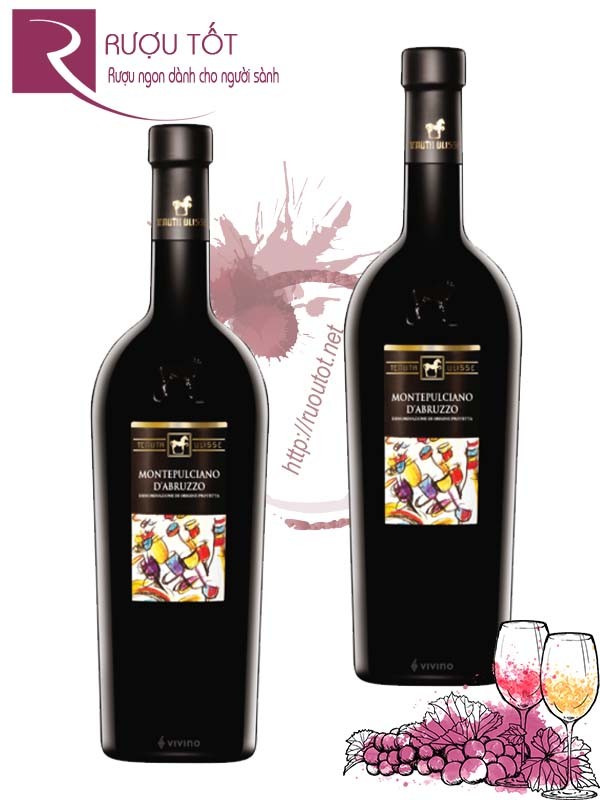 Vang Ý Tenuta Ulisse Montepulciano D’Abruzzo DOP Chính hãng