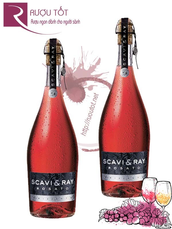 Vang nổ Ý Scavi & Ray Rosato Frizzante Giá Tốt