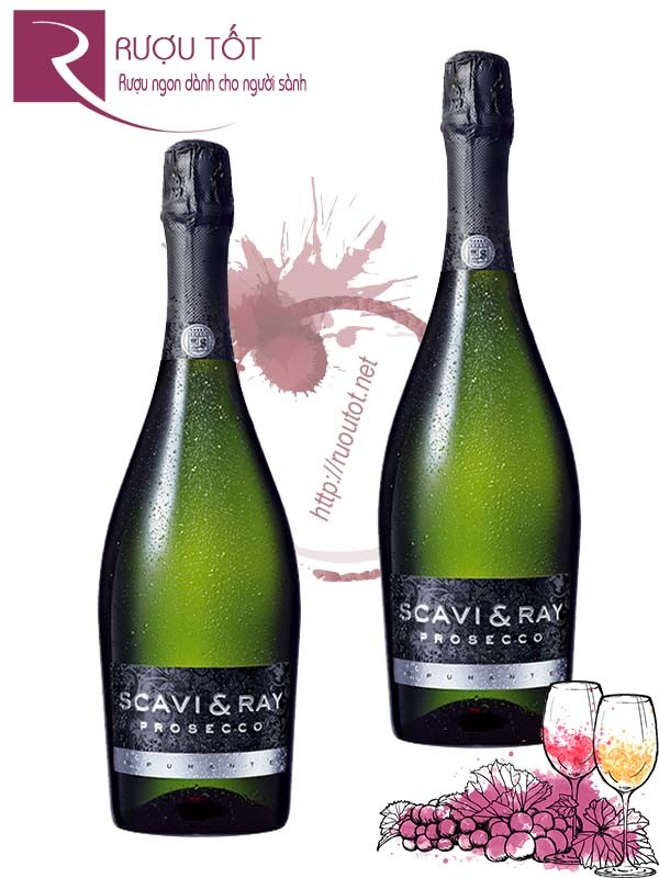 Vang nổ Ý Scavi & Ray Prosecco Frizzante DOC Giá Tốt