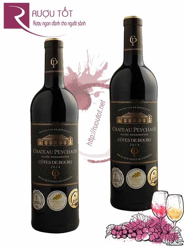 Rượu Vang Chateau Peychaud Cotes De Bourg Cuvee Renaissance