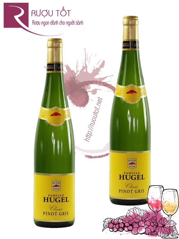 Vang Pháp Famille Hugel Pinot Gris Classic Hảo hạng