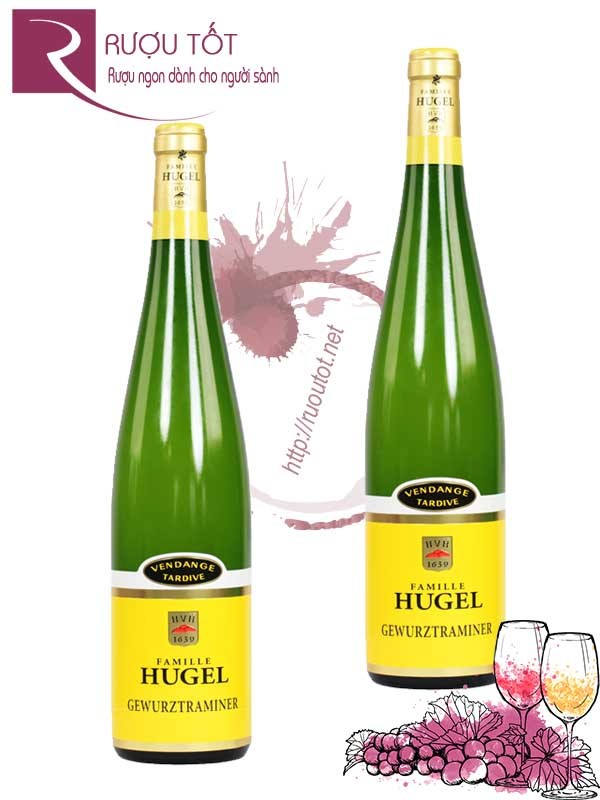 Vang Pháp Famille Hugel Gewurztraminer Vendange Tardive Hảo hạng