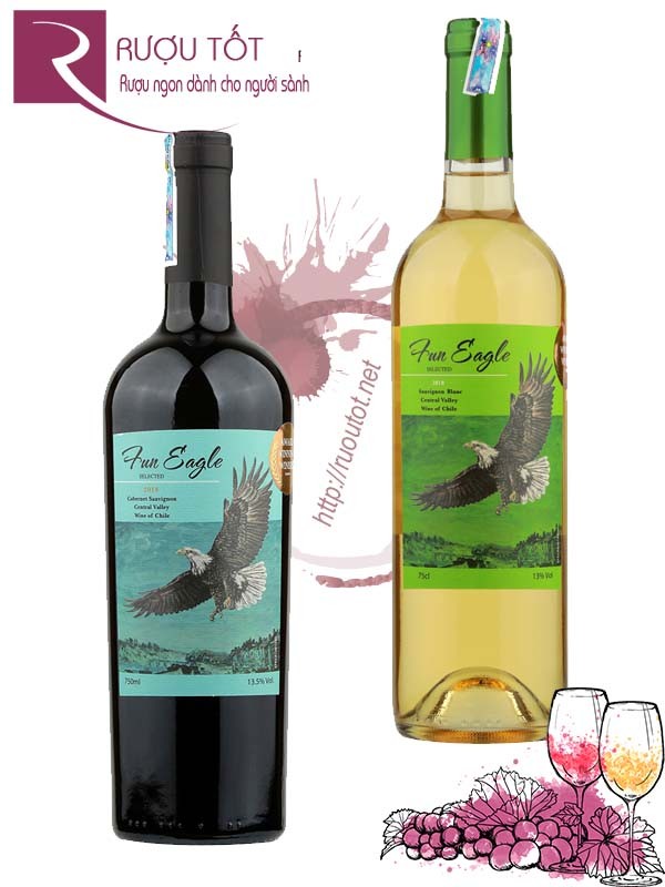 Rượu Vang Fun Eagle Cabernet Sauvignon - Sauvignon Blanc