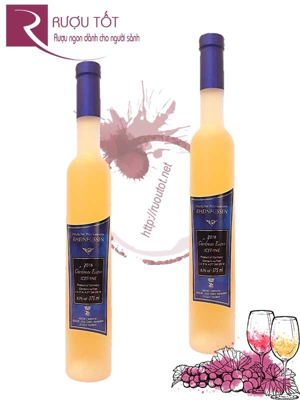 Rượu vang IceWine Eiswein Chardonnay Rheinhessen Cao Câp