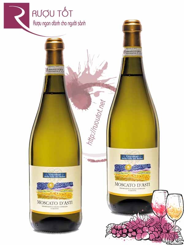 Rượu Vang Moscato D'asti Vallebelbo Cao Cấp