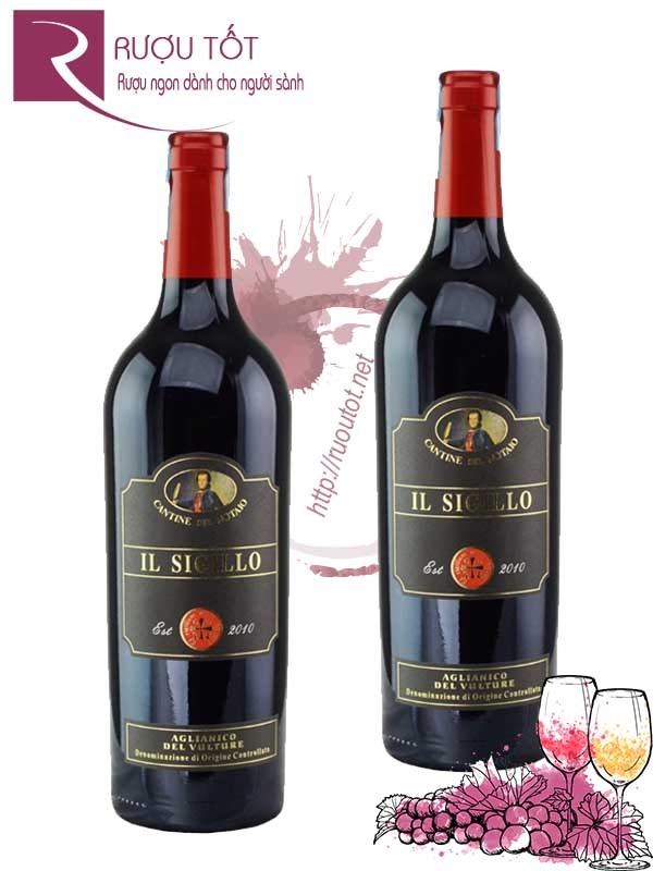 Vang Ý Il Sigillo Aglianico del Vulture Thượng Hạng