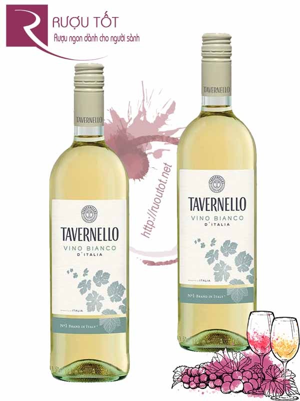 Vang Ý Tavernello Vino Bianco D'Italia Chính Hãng