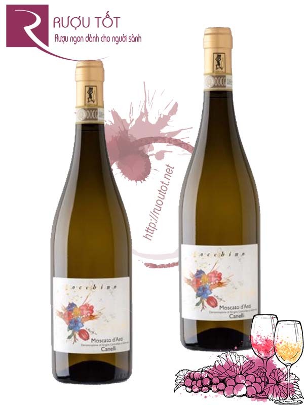 Vang Ý Bocchino Moscato D'asti - Vang ngọt Moscato