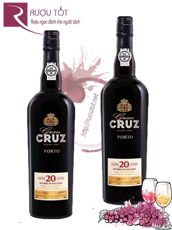 Rượu Vang Porto Cruz 20 years old Port Tawny Cao Cấp