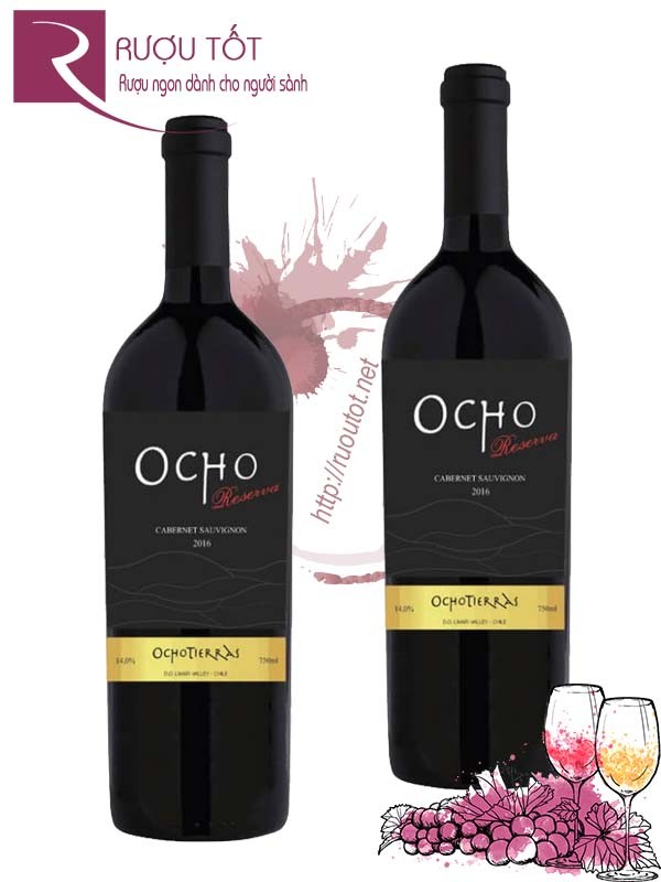 Rượu Vang Ocho Reserva Cabernet Sauvignon Cao Cấp