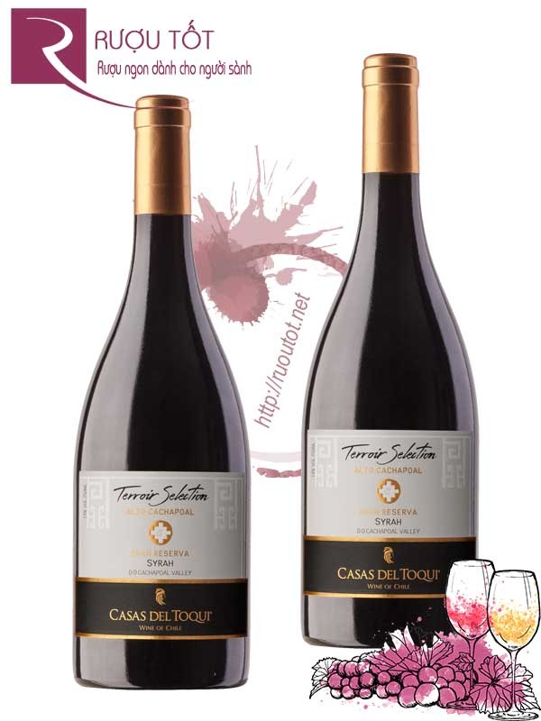 Rượu Vang Casas Del Toqui Syrah Terroir Selection Cao Cấp