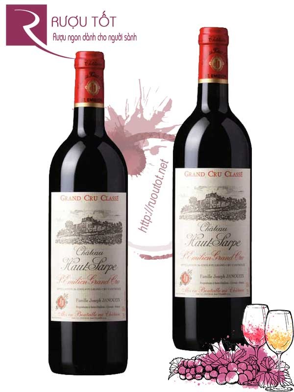 Rượu Vang Chateau Haut Sarpe Grand Cru Classe Thượng hạng