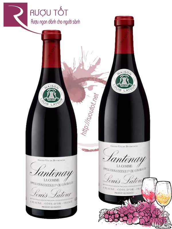 Rượu Vang Santenay Louis Latour La Comme Premier Cru