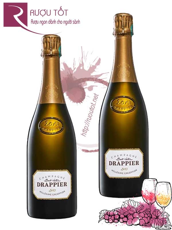 Rượu vang Pháp Champagne Drappier Millésime Exception