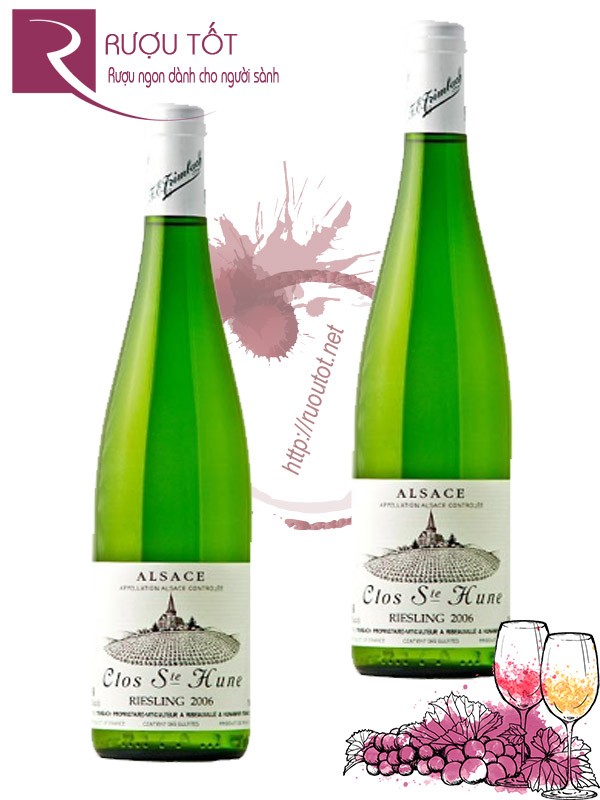 Vang Pháp Clos Ste Hune Riesling Alsace Thượng hạng