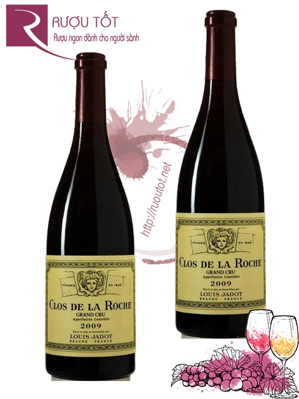 Vang Pháp Clos De La Roche Grand Cru Louis Jadot Cao cấp