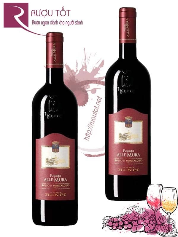 Vang Ý Castello Banfi Poggio Alle Mura Rosso Di Montalcino