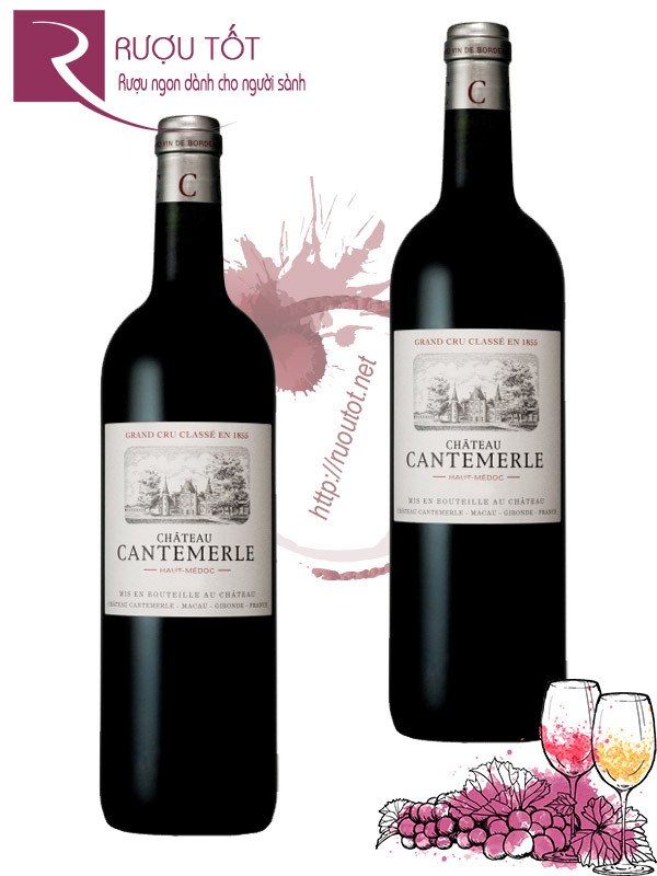 Rượu Vang Chateau Cantemerle Haut Medoc Grand Cru Classe Cao cấp