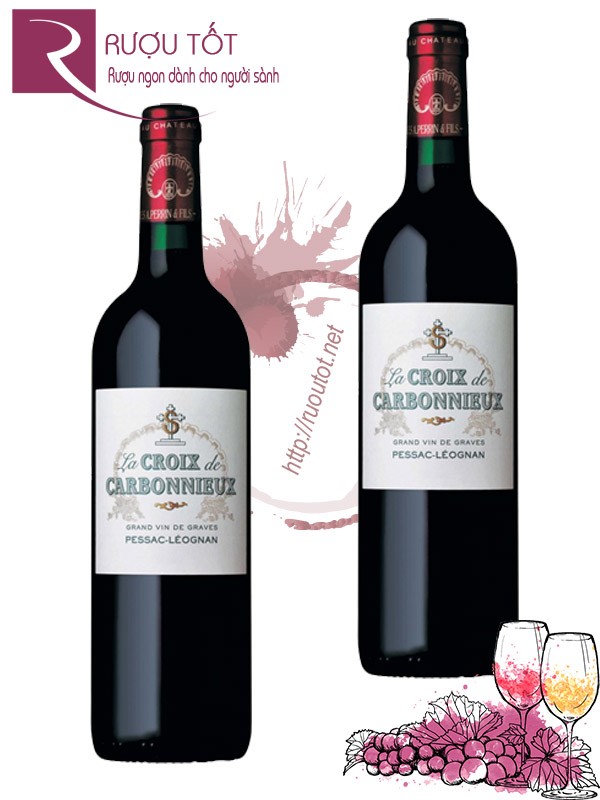 Vang Pháp Croix de Carbonnieux Pessac Leognan Thượng hạng