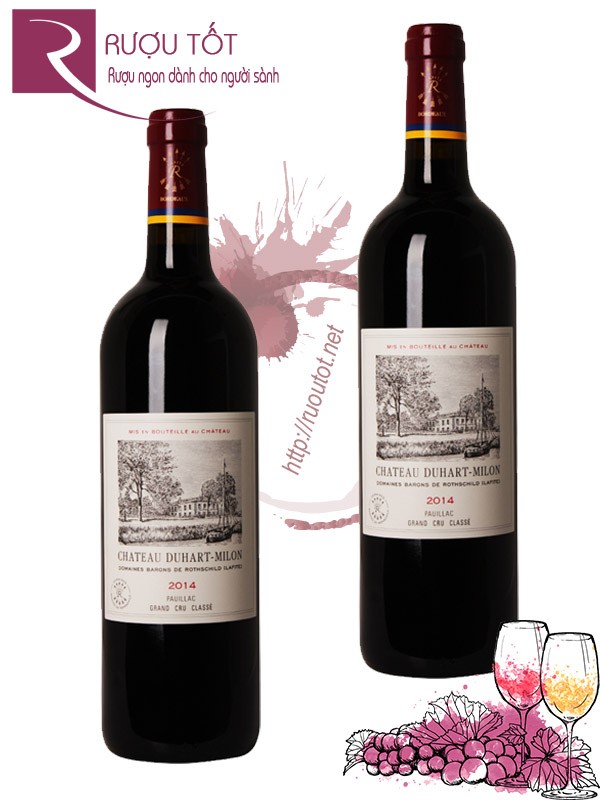 Rượu Vang Chateau Duhart Milon Pauillac Grand Cru Classe Cao cấp