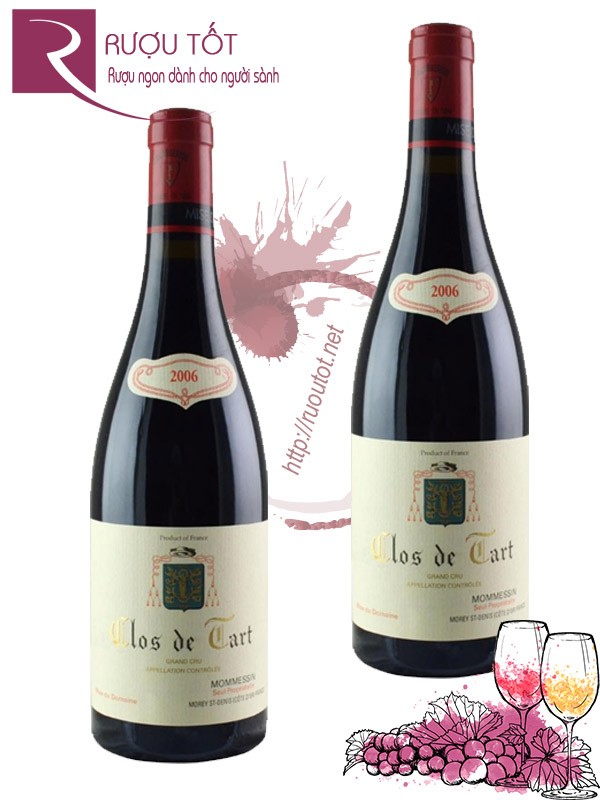 Vang Pháp Clos de tart Grand Cru Monopole Thượng hạng