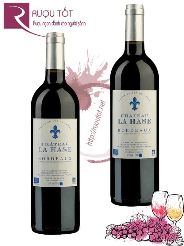 Vang Pháp Chateau La Hase Bordeaux Thượng hạng