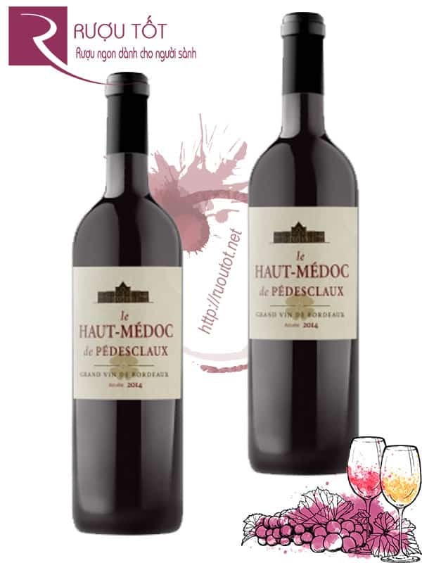 Vang Pháp Le Haut Medoc de Pedesclaux Bourdeaux