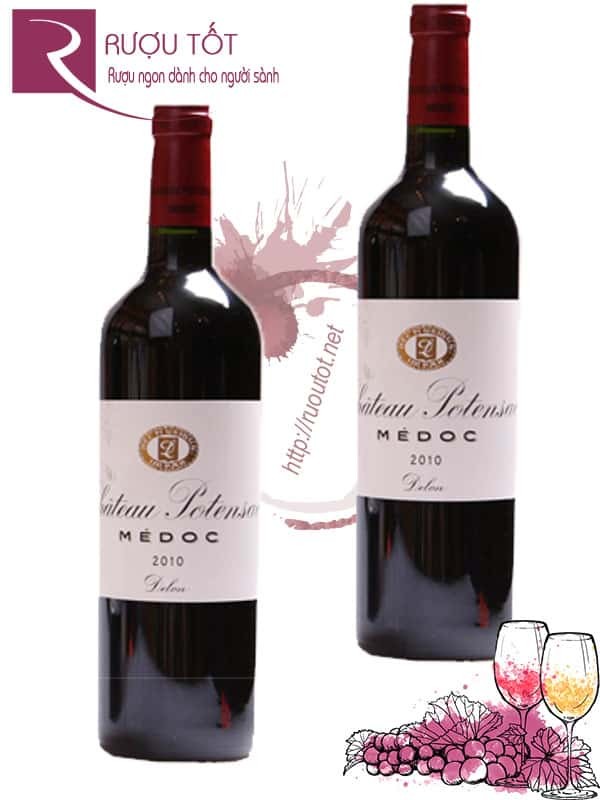 Vang Pháp Chateau Potensac Medoc Delon Thượng hạng