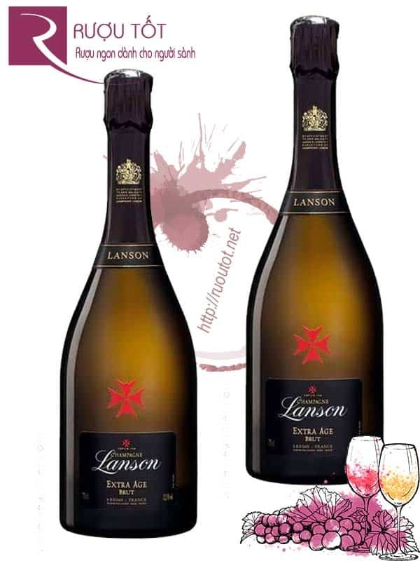 Rượu Champagne Lanson Extra Age Brut