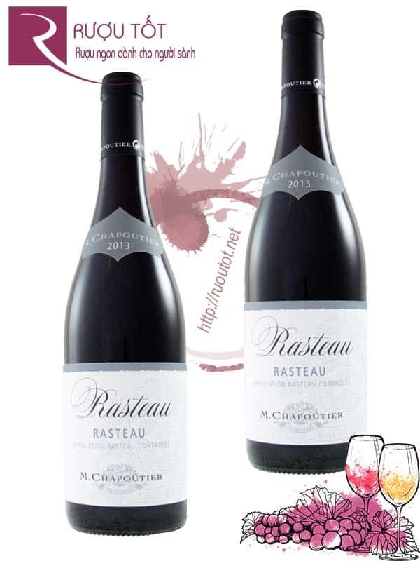 Vang Pháp Rasteau Cotes M.Chapoutier de Rhone Villages Thượng hạng