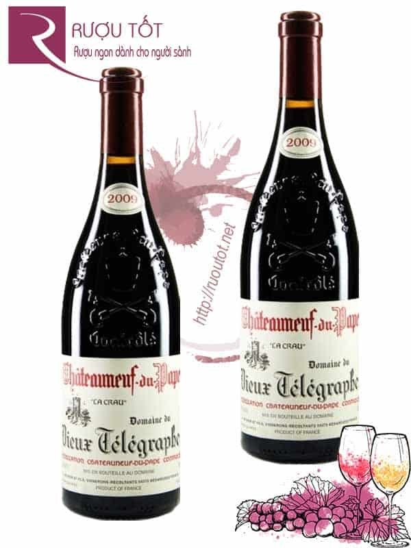 Vang Pháp Domaine du Vieux Telegraphe La Crau Chateauneuf du Pape